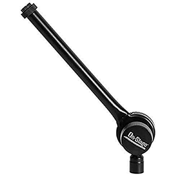 OnStage Posi-Lok Mini Microphone Boom Arm, Black - 15 x 3 x 5 inches