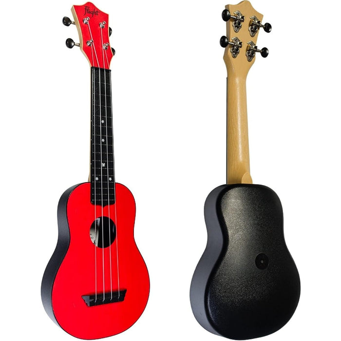 Flight Ukuleles Red Travel Soprano Ukulele (TUS35)