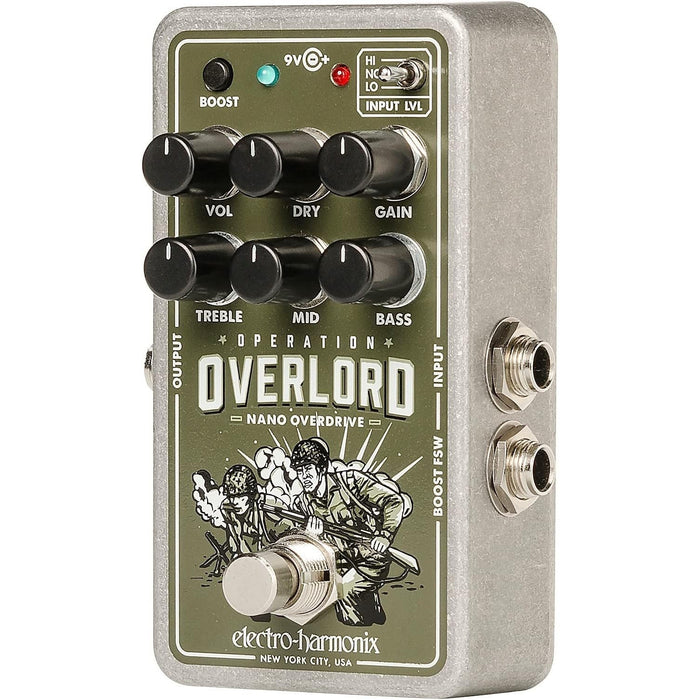 Electro-Harmonix Operation Overlord Allied Overdrive Pedal (OVERLORD)