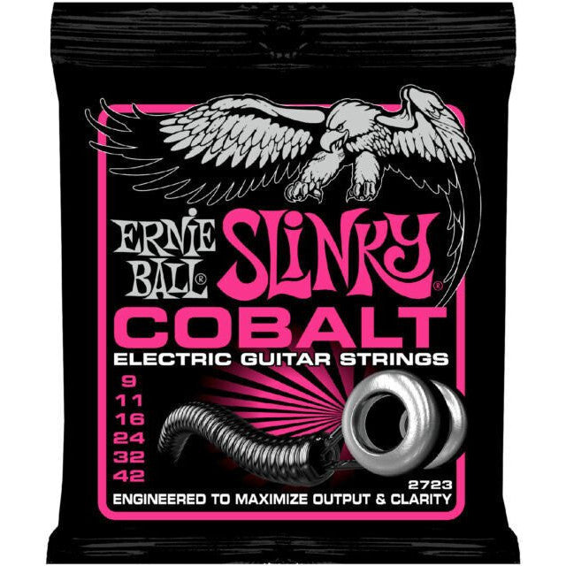 Ernie Ball Super Cobalt Strings 9-42, 2-Pack (2723)