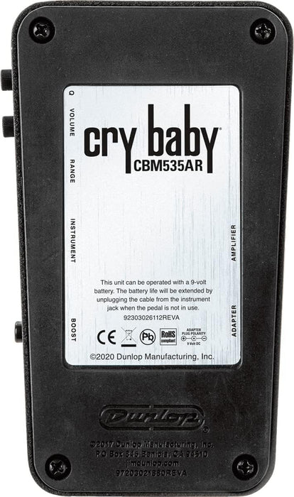 Dunlop Cry Baby Mini Auto-Return Wah Guitar Effect Pedal (535Q)