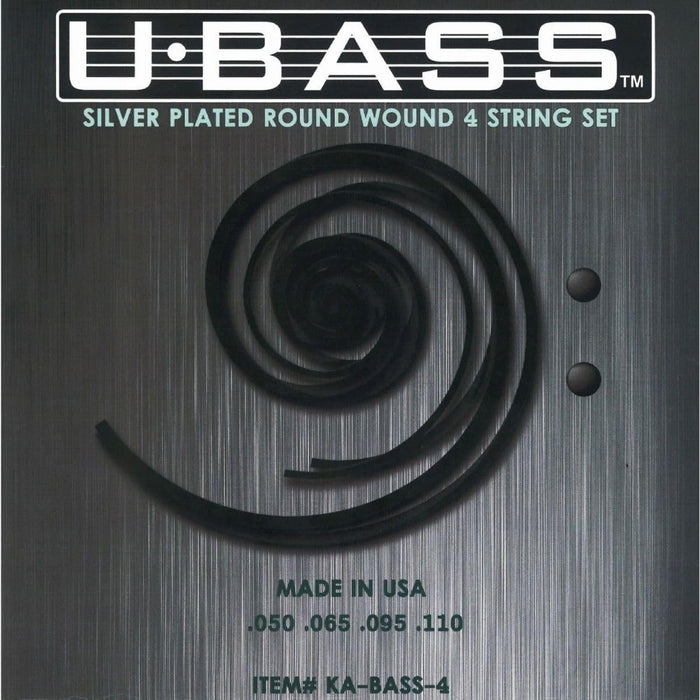 Kala Metal Round Wound U-Bass Strings - 4-String Set (KA-BASS-4)