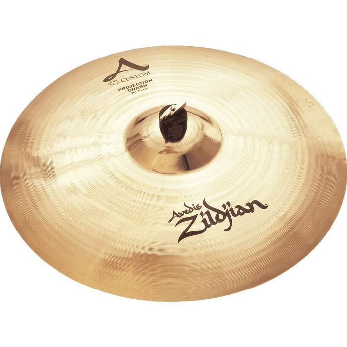 Zildjian A Custom Series - 20 Inch Projection Crash Cymbal - Brilliant finish, Natural