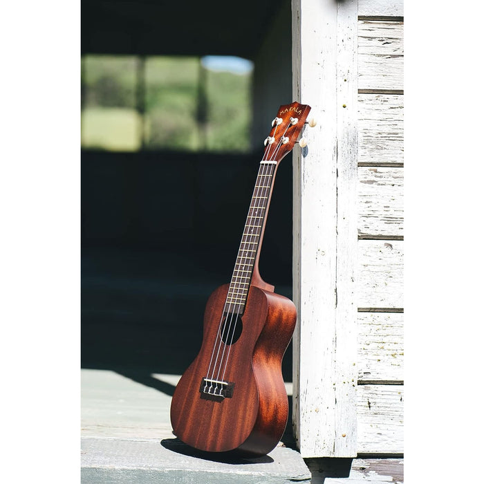 Kala Makala Concert Mahogany Ukulele (MK-C) White Accents