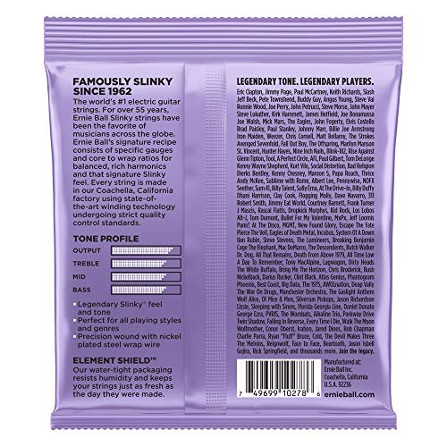 3 PACK Ernie Ball 2227 Ultra Slinky 10-48 Nickel Wound Electric Strings
