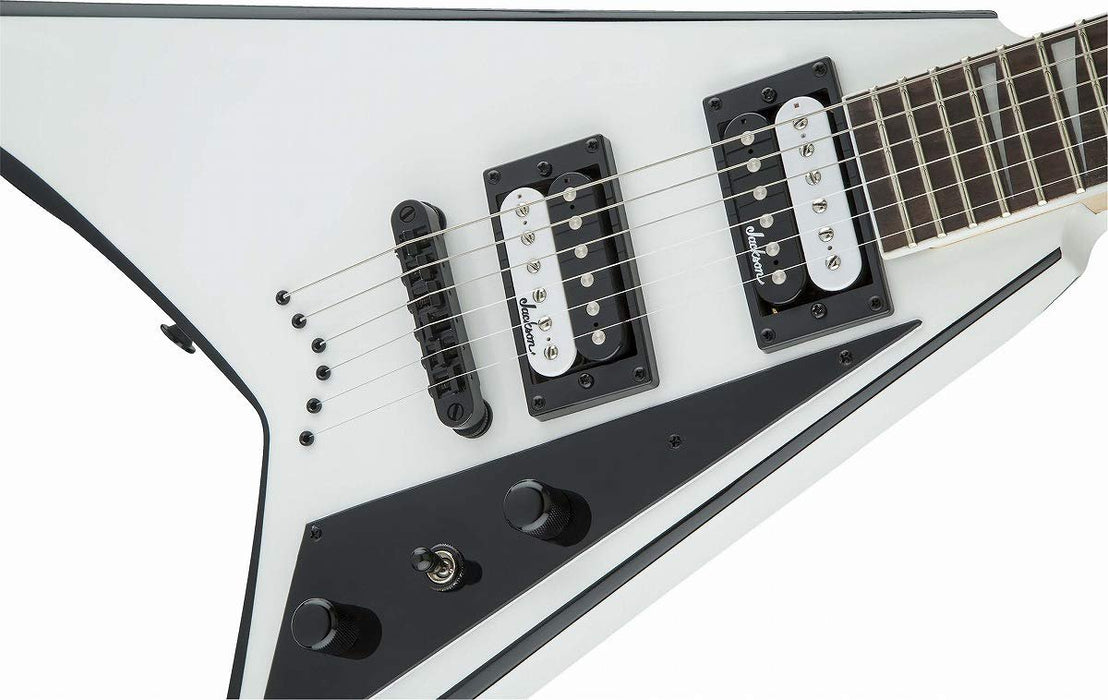 Jackson JS32T Rhoads White w/Black Bevels - Electric Guitar