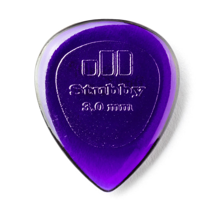 Jim Dunlop 474P3.0 Stubby Jazz Player Pack - 3.0mm Guitar Picks (Pack of 6)