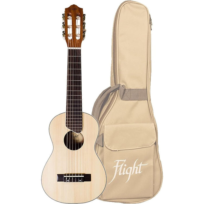 Flight Ukuleles Natural Spruce/Sapele Guitarlele (GUT350)