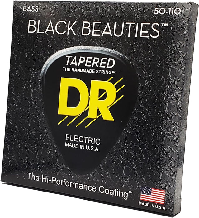 DR Strings Black Beauties Bass Taper Heavy