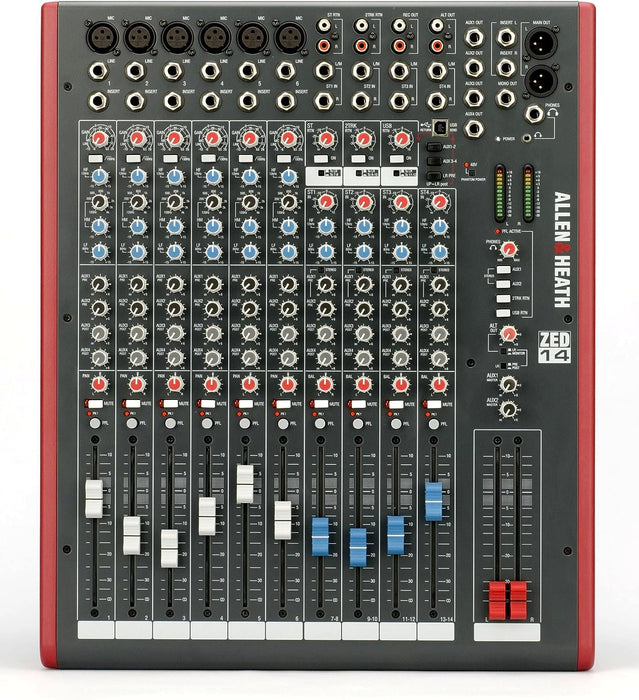 Allen & Heath ZED-14 14-Channel Mixer with USB Interface