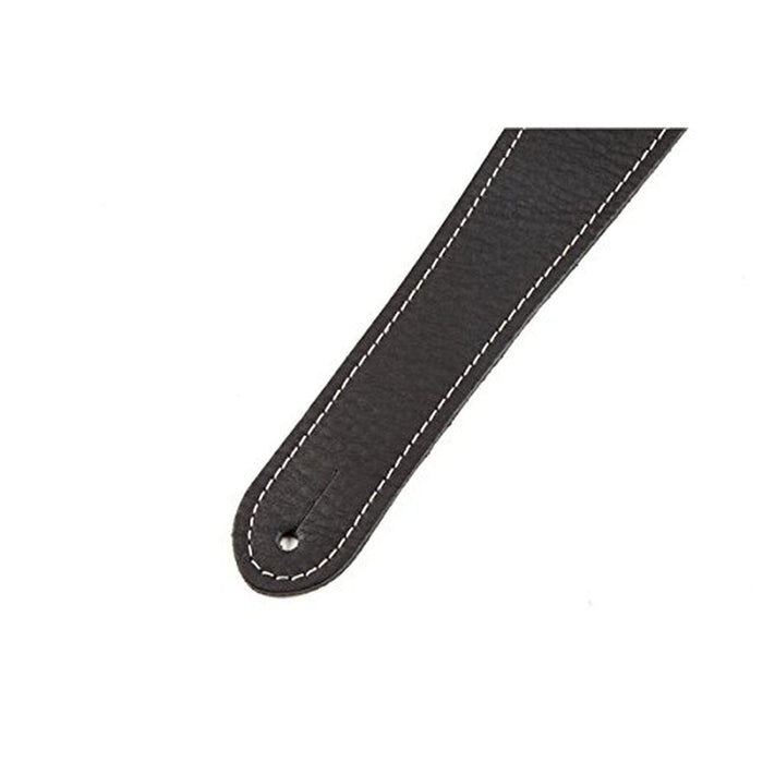 Fender Guitar Strap Leather Monogrammed Black