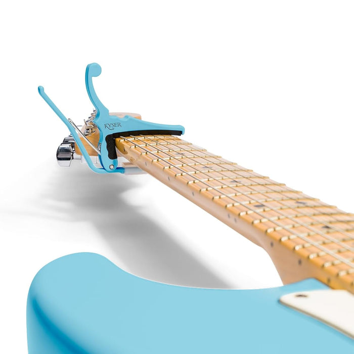 Fender x Kyser Quick-Change Electric Guitar Capo (Daphne Blue)