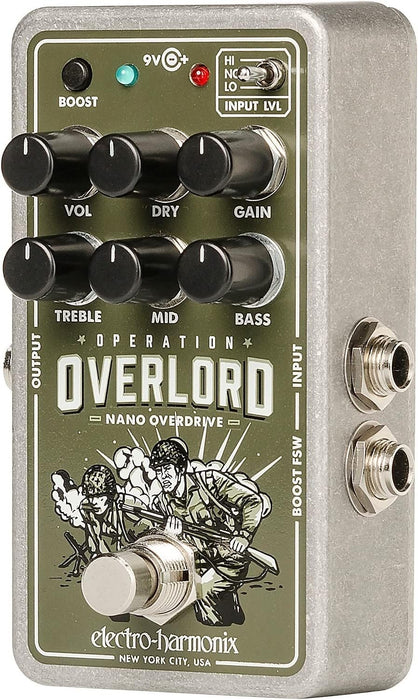Electro-Harmonix Operation Overlord Allied Overdrive Pedal (OVERLORD)
