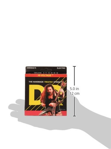 DR Strings HI-VOLTAGE™ DIMEBAG DARRELL - Nickel Plated Electric Guitar Strings: Light to Medium 9-46