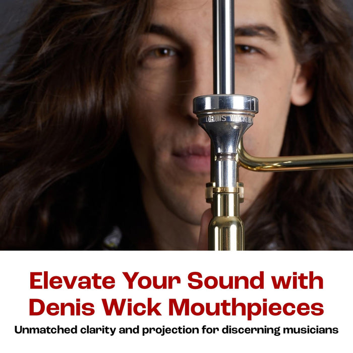 Denis Wick 5881 4 Classic Bb Cornet Mouthpiece, Silver Plated