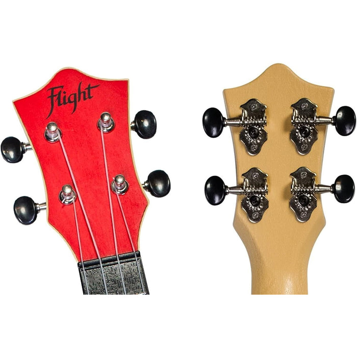 Flight Ukuleles Red Travel Soprano Ukulele (TUS35)