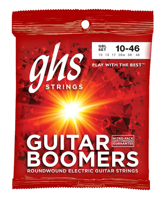 GHS BOOMERS String Set For Electric Guitar - GB-L - Light - 010/046
