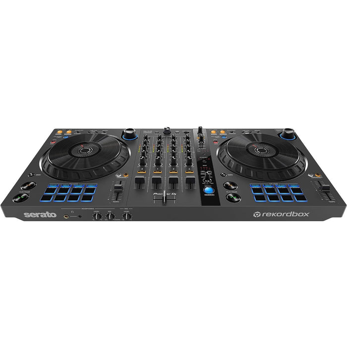 Pioneer DJ 4-Deck Graphite  Rekordbox and Serato DJ Controller (DDJ-FLX6-GT)