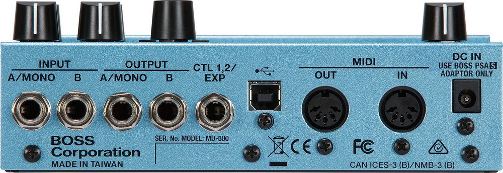 BOSS MD-500 Modulation Guitar Pedal - 12 Modes, 28 Types, Studio-Level Sound