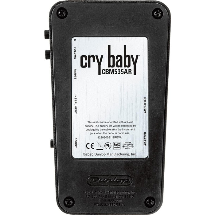 Dunlop Cry Baby Mini Auto-Return Wah Guitar Effect Pedal (535Q)