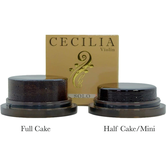 CECILIA ‘SOLO’ Rosin for Violin, Rosin Specially Formulated Violin Rosin for Violin Bows (MINI (Half Cake))