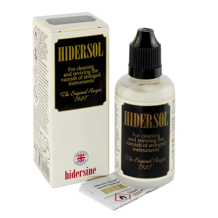 Hidersine Hidersol Varnish Cleaner/Polish for Bow Instruments - 50ml