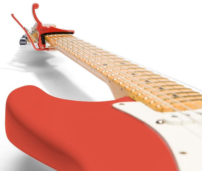 Fender x Kyser Quick-Change Electric Guitar Capo (Fiesta Red)