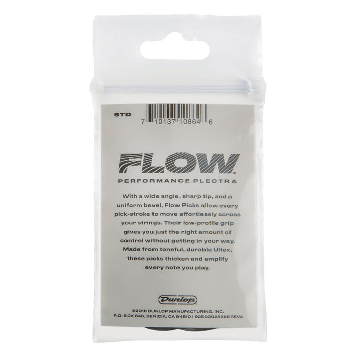 Jim Dunlop 549P1.50 Flow Guitar Picks, 1.5mm - Player Pack (6 Picks)