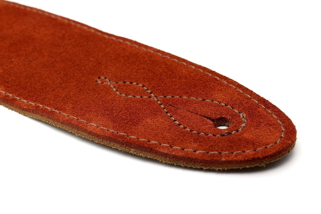 LeatherGraft Rust Coloured Comfy Bootlace Guitar Strap (COMFY-065)