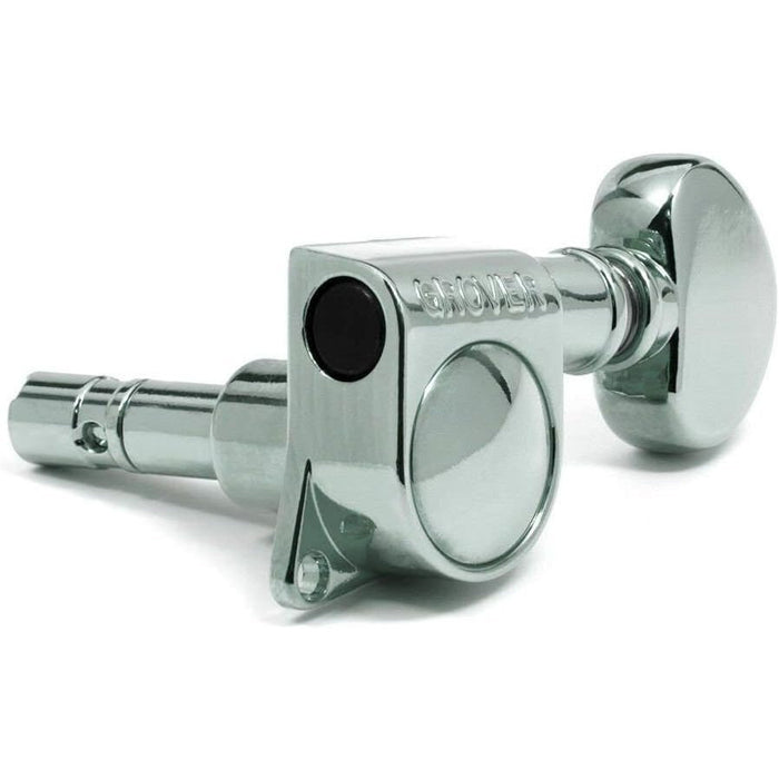 Grover 406C Rotomatic Mini 3 per Side Self Locking Machine Heads, Chrome