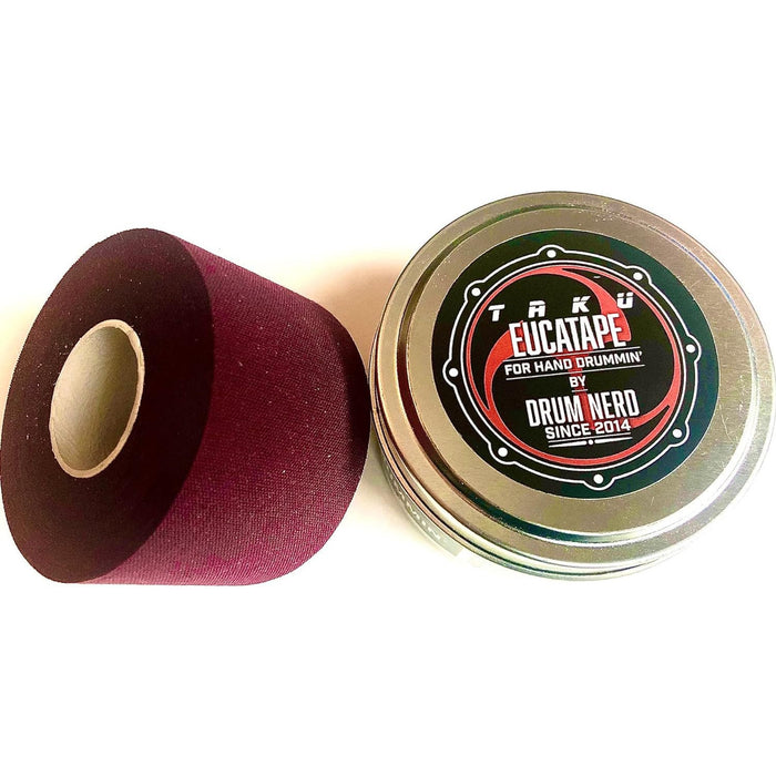 EUCATAPE HAND DRUMMING/STICK TAPE INFUSED WITH EUCALYPTUS (MAROON TAKU HIRANO SIGNATURE)