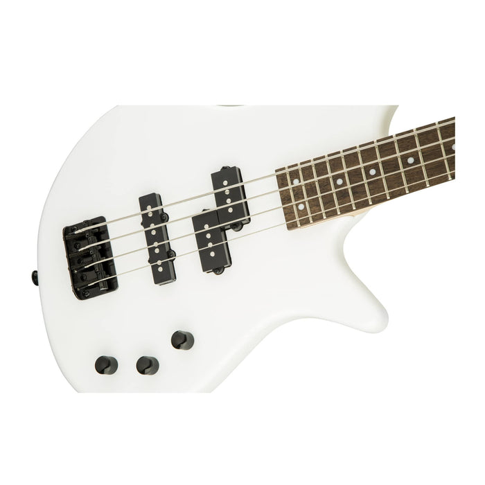 Jackson JS Series Spectra JS2 4-String Electric Bass Guitar, Snow White, Laurel Fingerboard