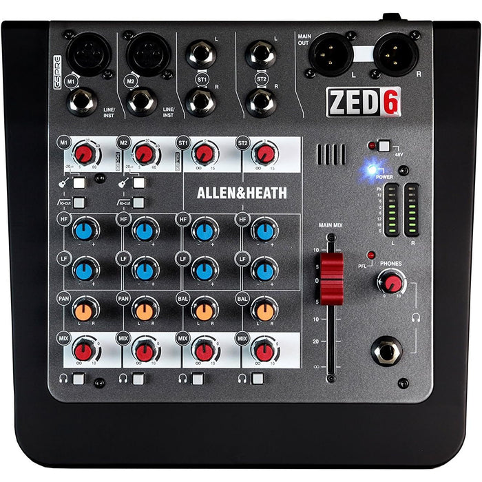 Allen & Heath ZEDi Mixers with USB Audio Interface (Various Inputs)