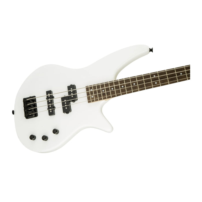 Jackson JS Series Spectra JS2 4-String Electric Bass Guitar, Snow White, Laurel Fingerboard