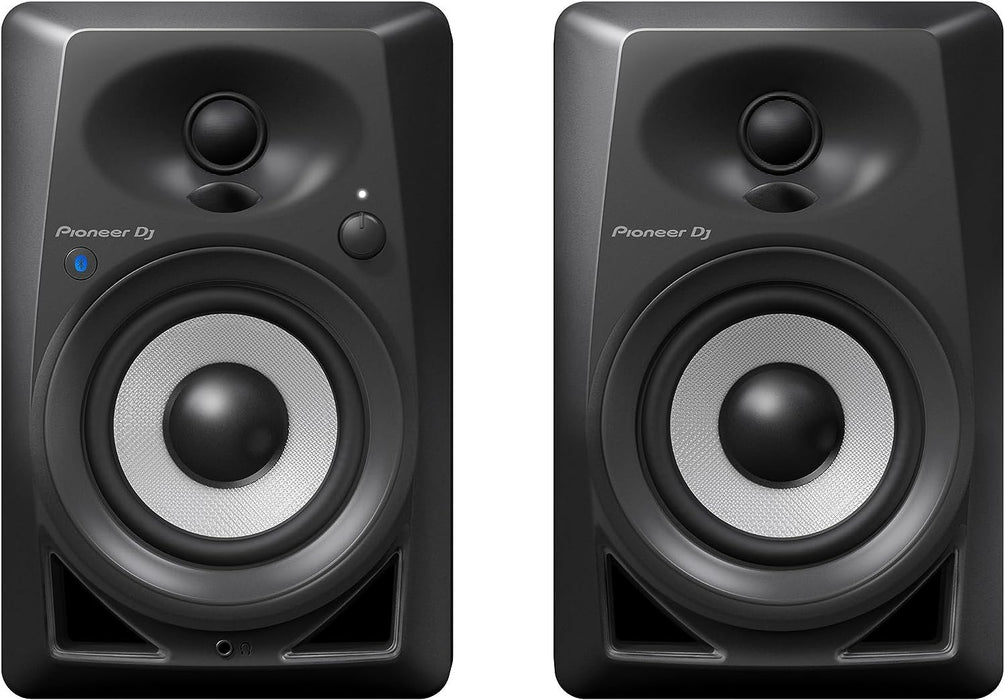 Pioneer DJ Black 4” Desktop Monitor System w/ Bluetooth (DM-40BT)