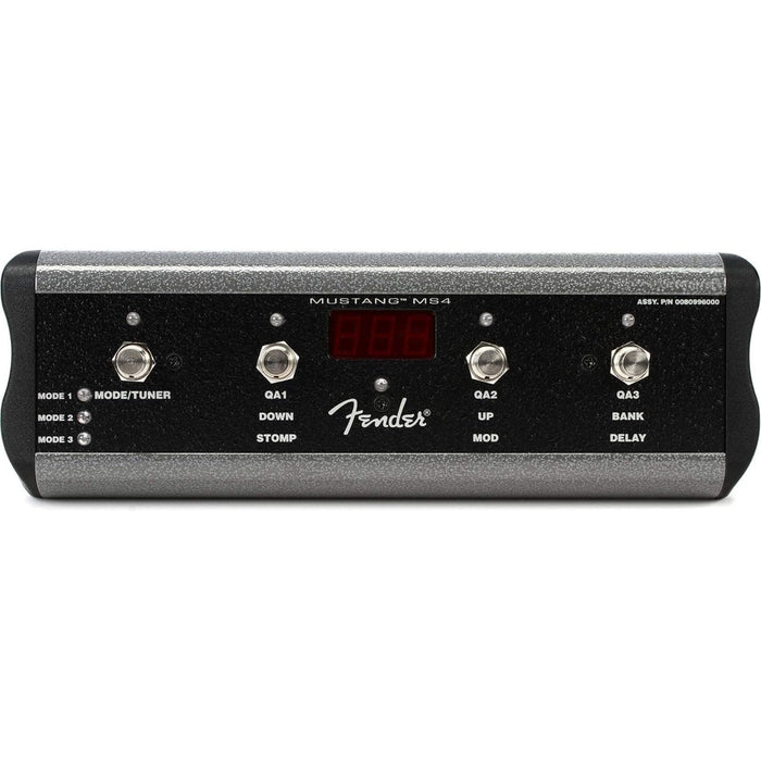 Fender 4-Button Footswitch for Mustang Series Amplifiers - Black (008-099-6000)