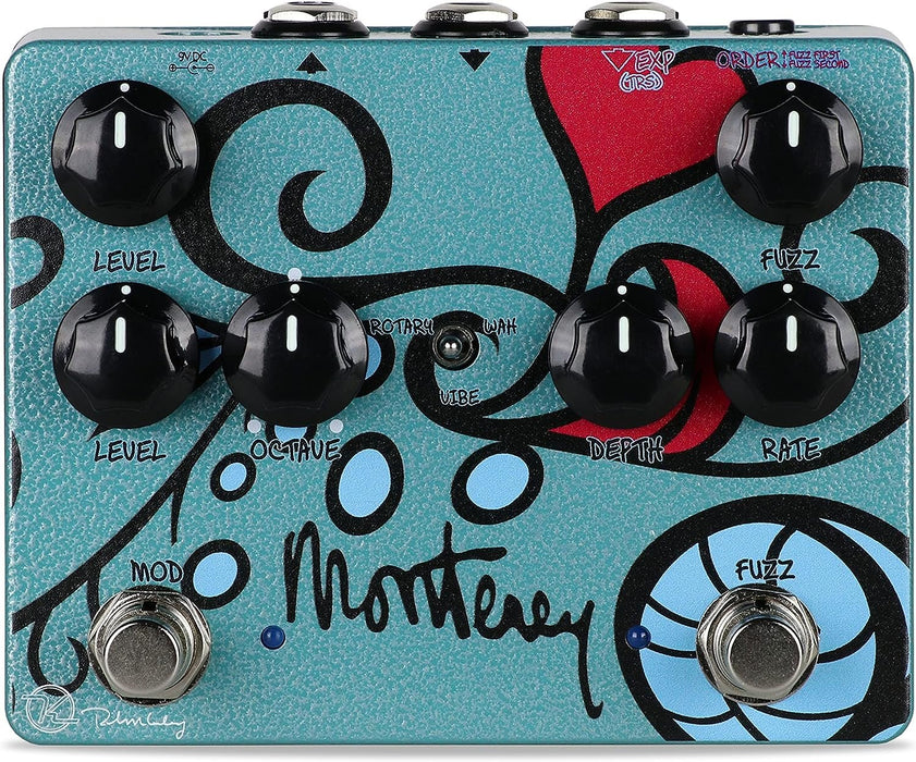 Keeley Monterey Fuzz Vibe rotary autowah pedal