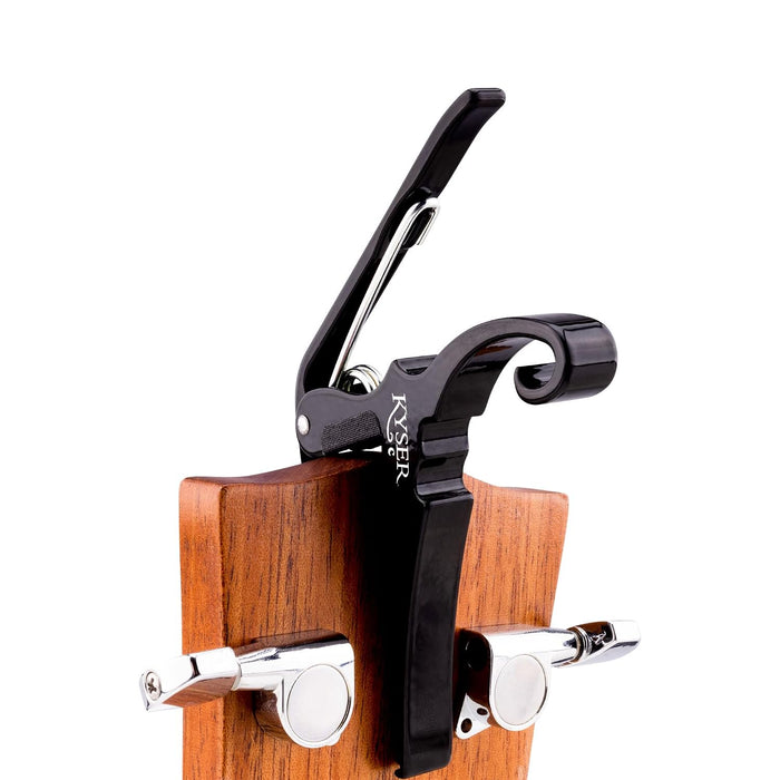Kyser Quick-Change Capo for classical/flamenco guitars, Black, KGCB