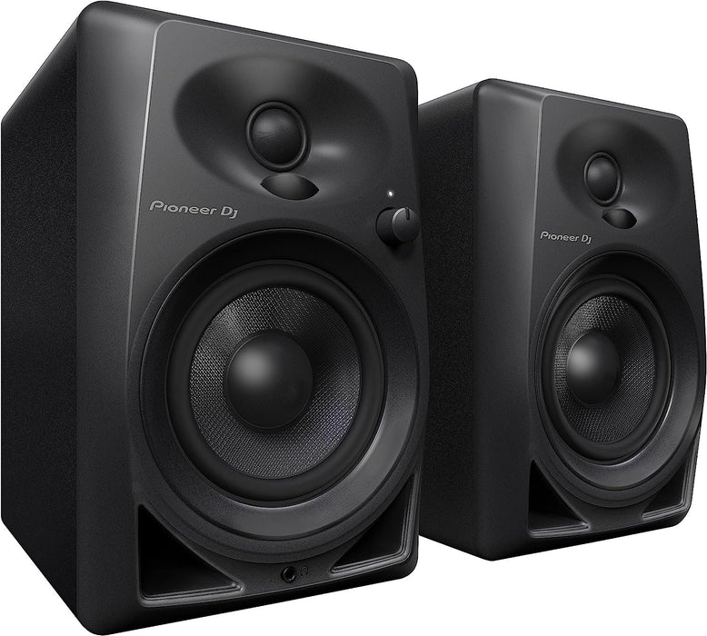 Pioneer DJ DM-40-21W 4" Two-Way Active Monitor - Black (Pair)