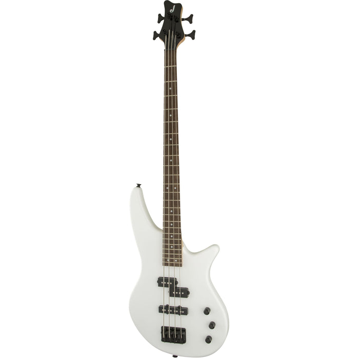 Jackson JS Series Spectra JS2 4-String Electric Bass Guitar, Snow White, Laurel Fingerboard
