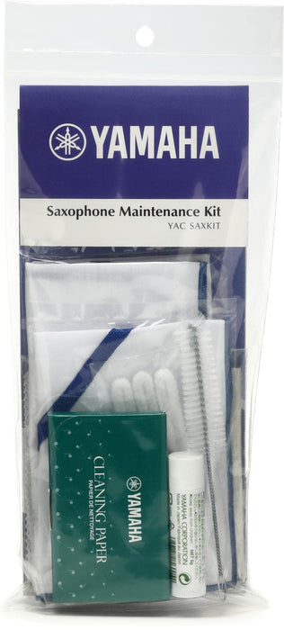 Yamaha Alto/Tenor Saxophone Maintenance Kit with Cleaning Swab, Cork Grease & Care Manual