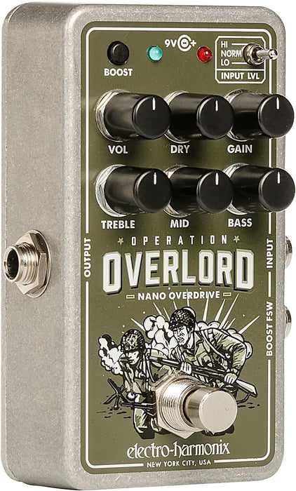 Electro-Harmonix Operation Overlord Allied Overdrive Pedal (OVERLORD)