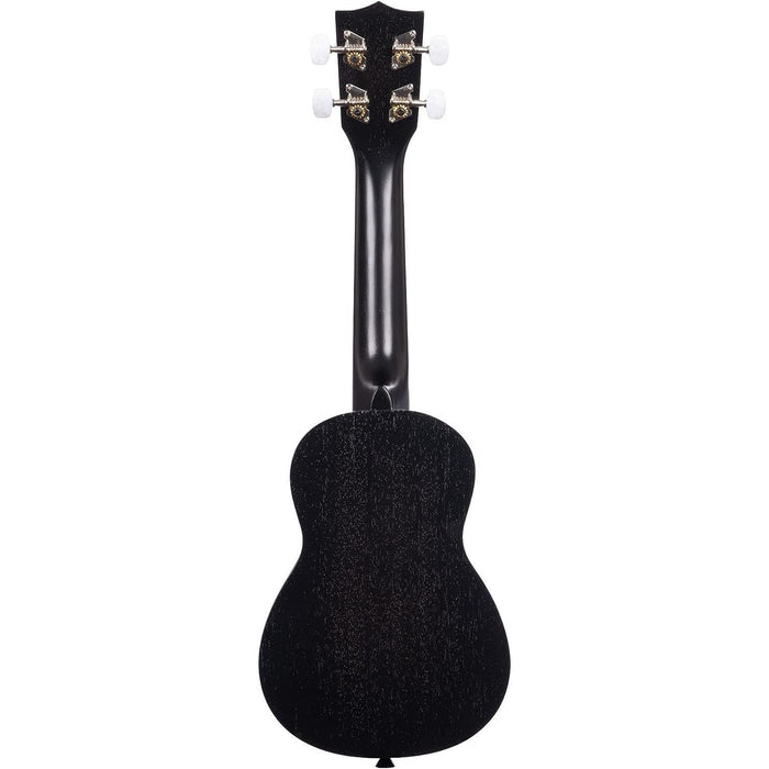 Kala Soprano Black Tenor Satin Mahogany Tenor Ukulele (KA-15T)