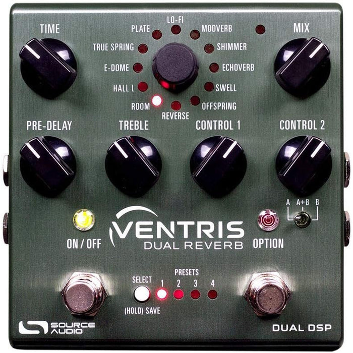 Source Audio Ventris Dual Reverb - Effect for Guitars