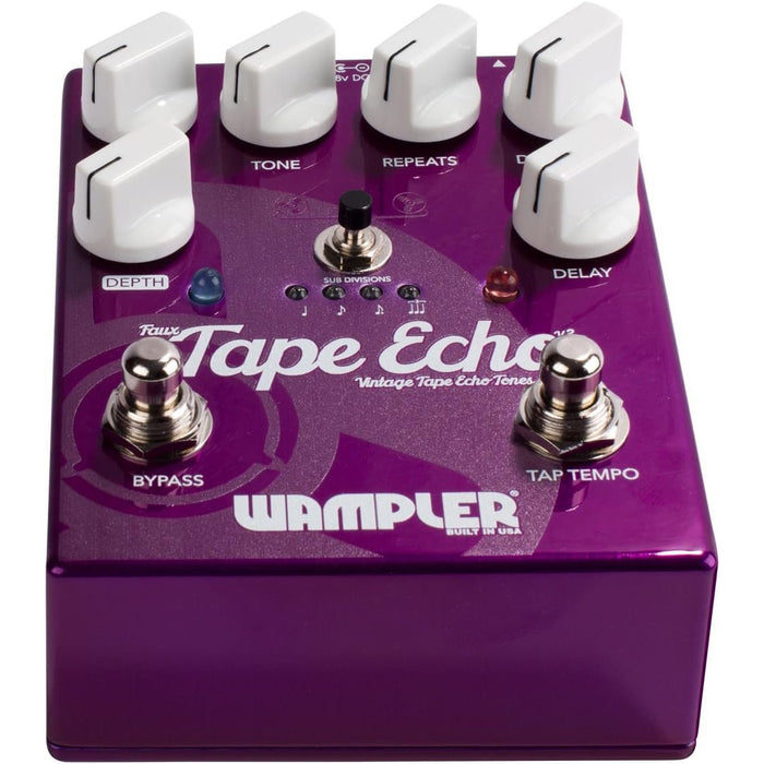 Wampler Faux Tape Echo V2 Delay Electric Guitar Effects Pedal