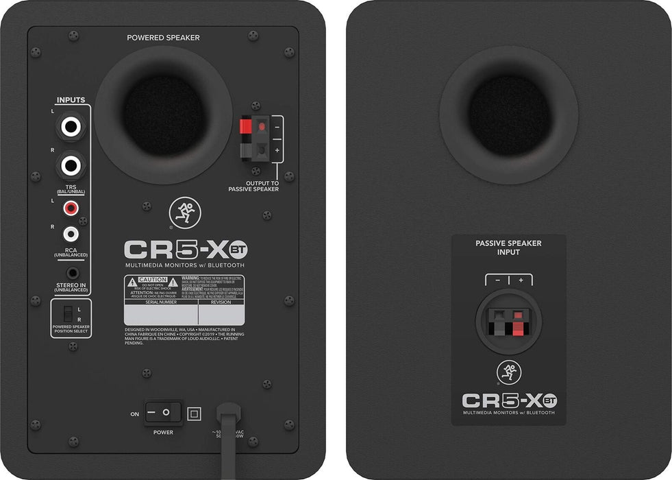Mackie 5 inch Multimedia Monitors with Bluetooth (CR5-XBT)