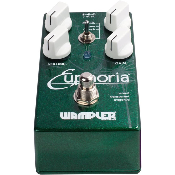 Wampler Euphoria V2 Natural Transparent Overdrive Guitar Effects Pedal