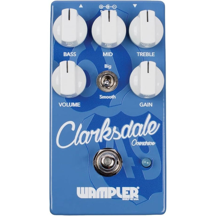 Wampler Clarksdale V2 Delta Overdrive Guitar Effects Pedal