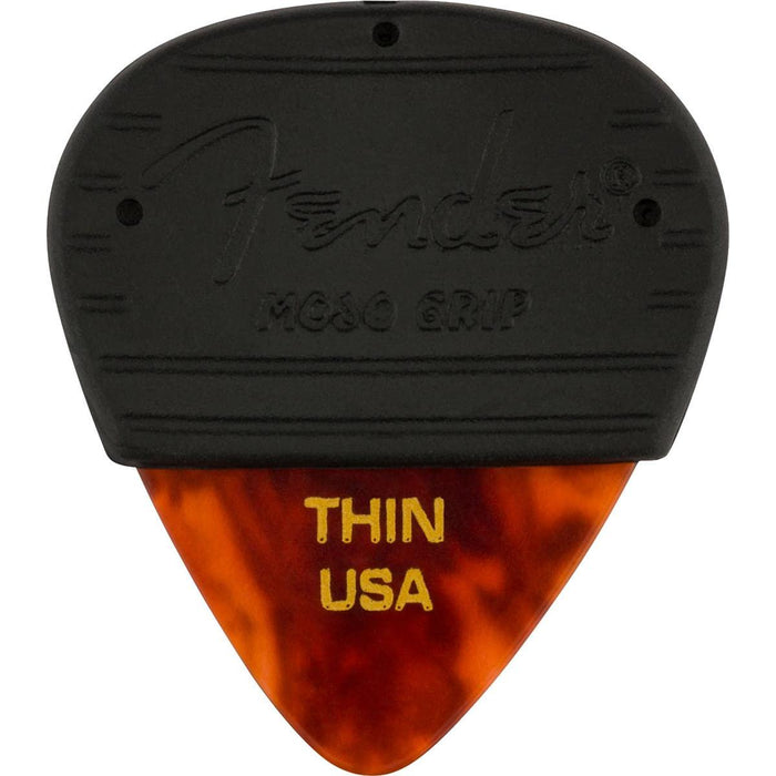 Fender MOJO GRIP 3 Pack Tortoiseshell Thin Guitar Picks