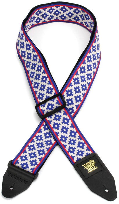 Ernie Ball Blue Crux Jacquard Guitar Strap